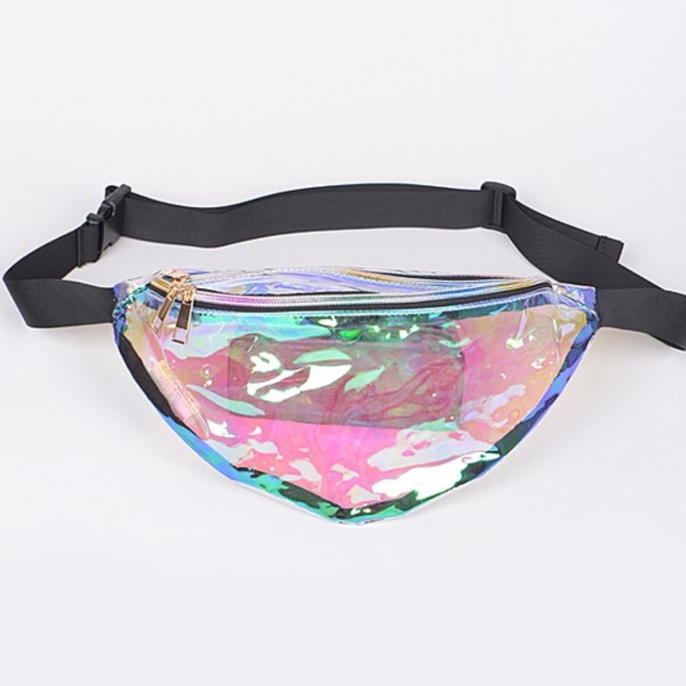 essential trend  Shiny Clear Fanny Pack
